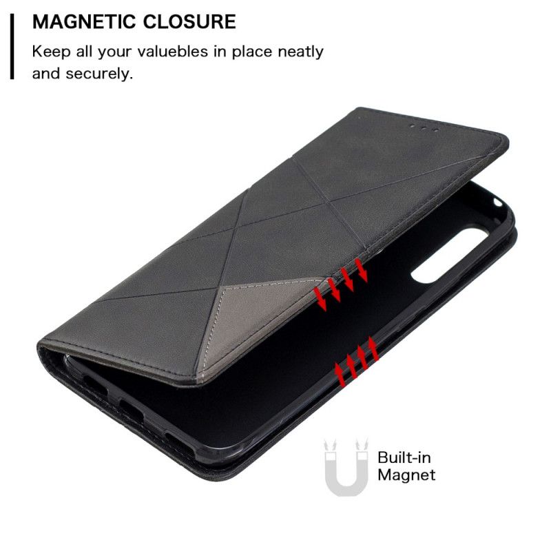 Flip Case Huawei P Smart Z Schwarz Künstlerstil