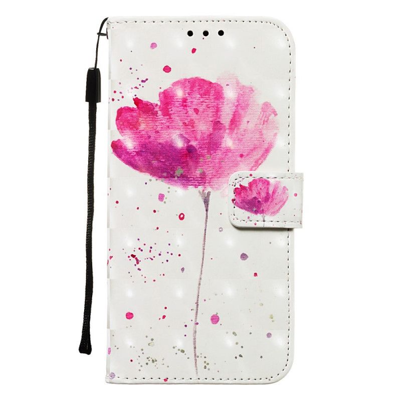 Lederhüllen Huawei P Smart Z Aquarellmohn