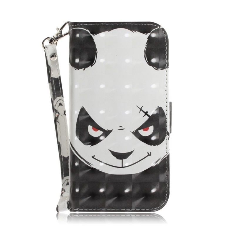 Lederhüllen Huawei P Smart Z Handyhülle Wütender Panda Mit Tanga