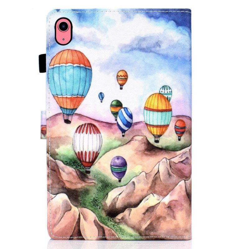 Flip Case Für iPad 10.9" (2022) Heißluftballons