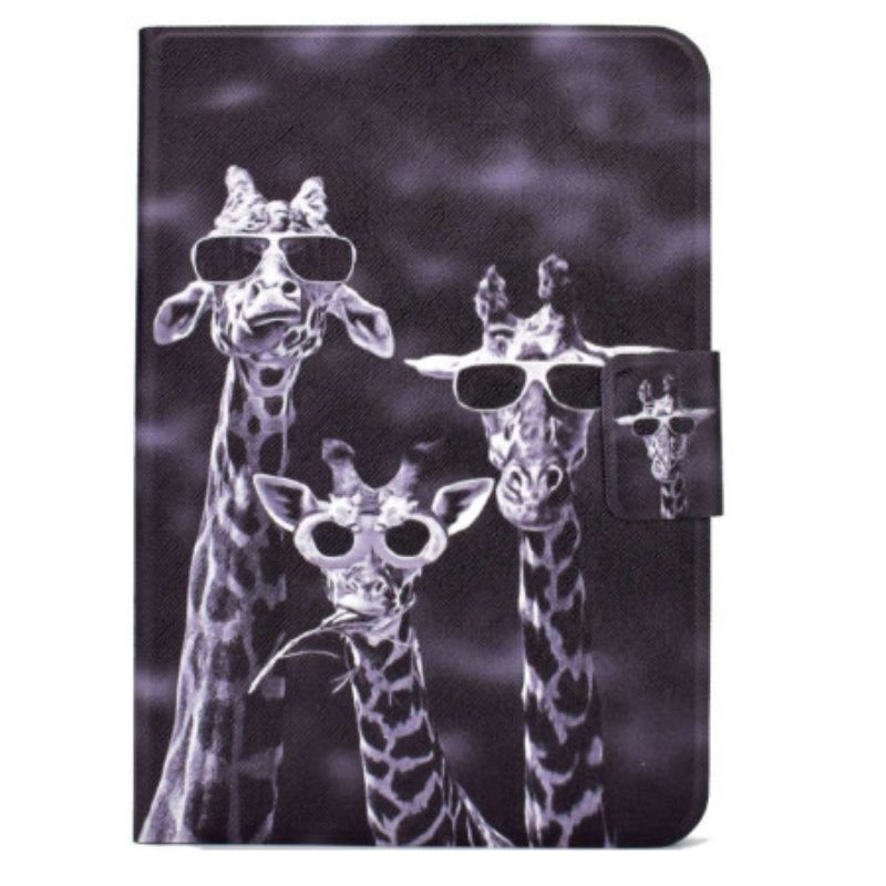 Flip Case Für iPad 10.9" (2022) Inkognito-giraffen