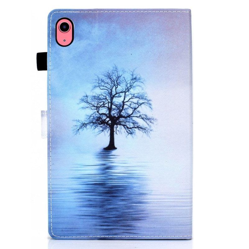 Flip Case Für iPad 10.9" (2022) Künstlerischer Baum