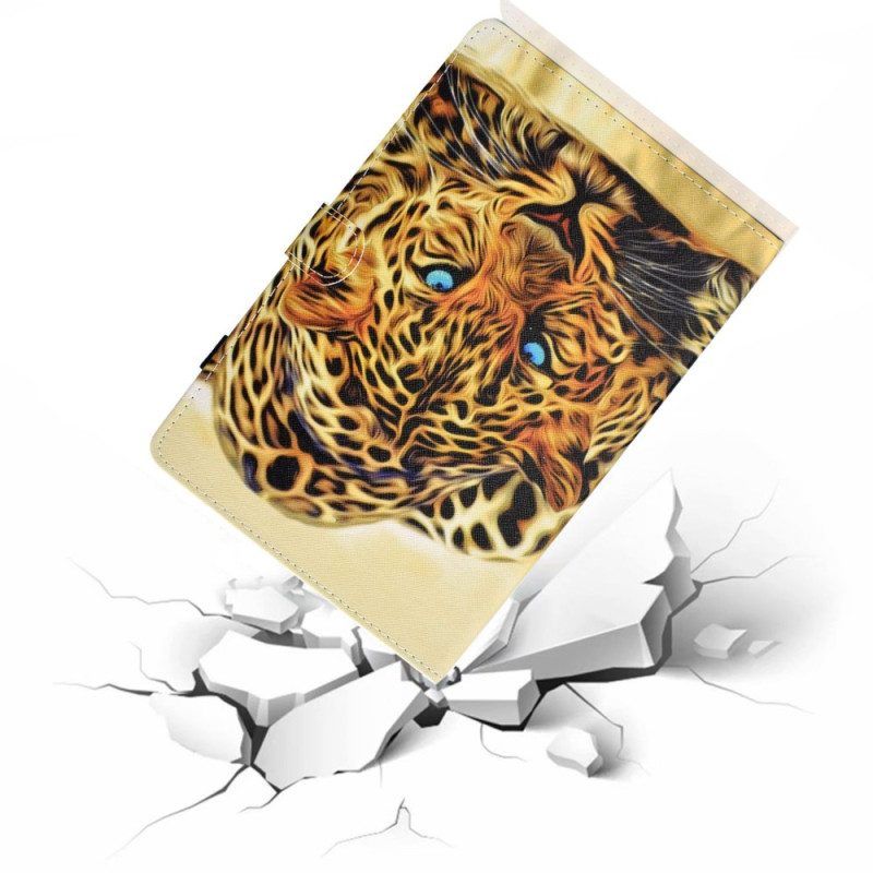 Flip Case Für iPad 10.9" (2022) Leopardengrafik