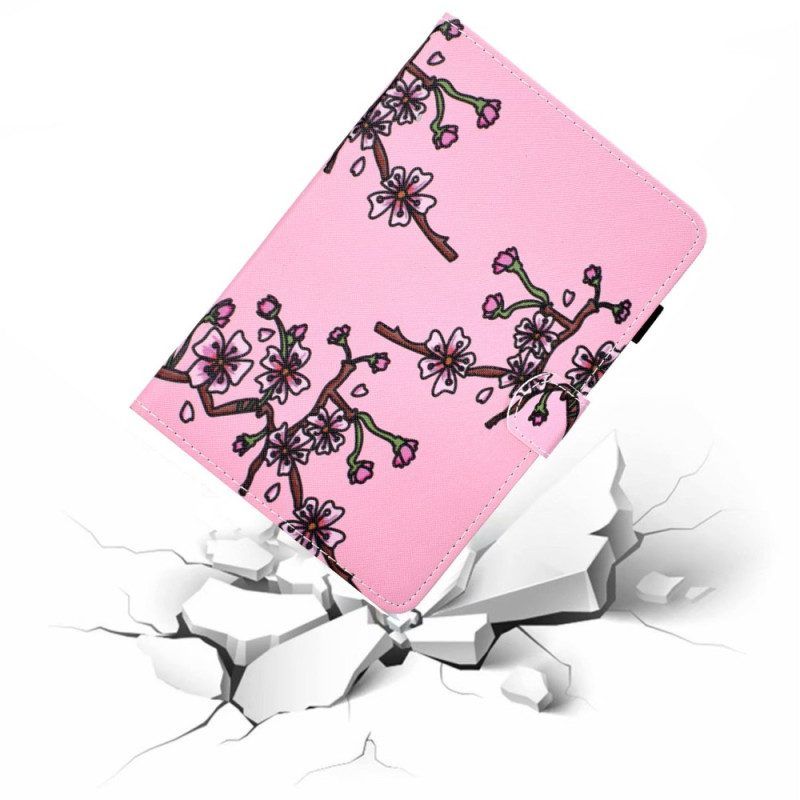 Flip Case Für iPad 10.9" (2022) Pflaumenblüten