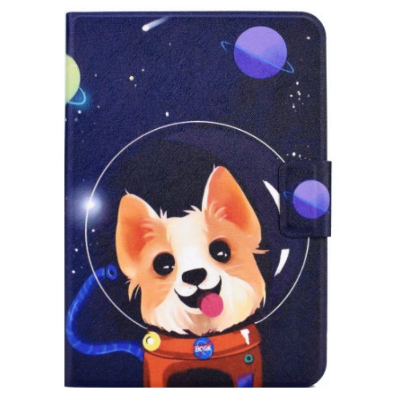 Flip Case Für iPad 10.9" (2022) Weltraumhund