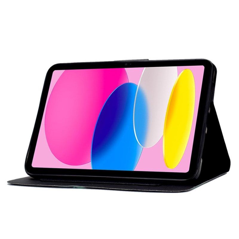 Flip Case Für iPad 10.9" (2022) Zartes Kätzchen