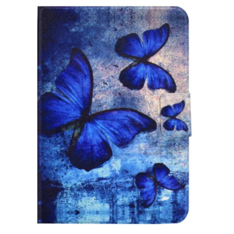 Lederhüllen Für iPad 10.9" (2022) Fantastische Schmetterlinge