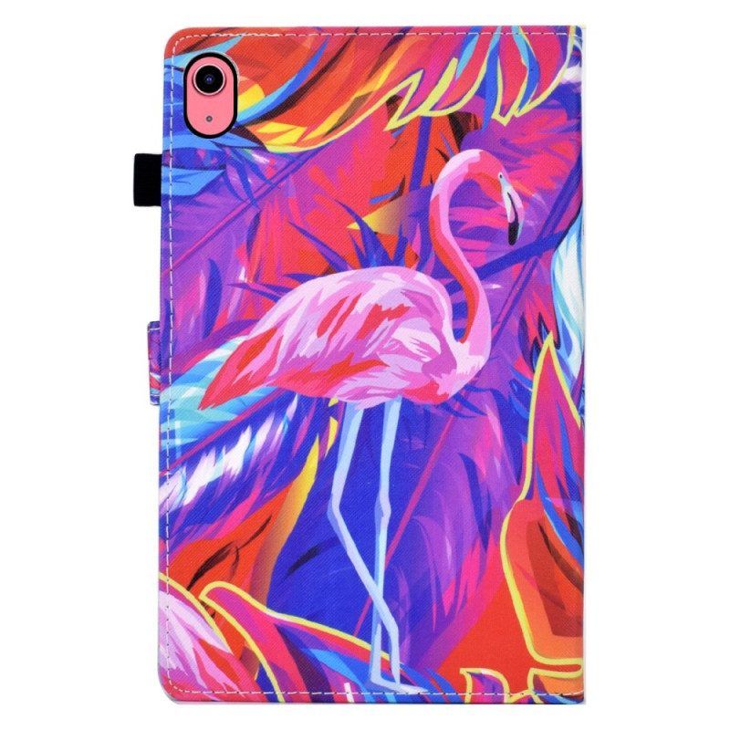 Lederhüllen Für iPad 10.9" (2022) Flamingo