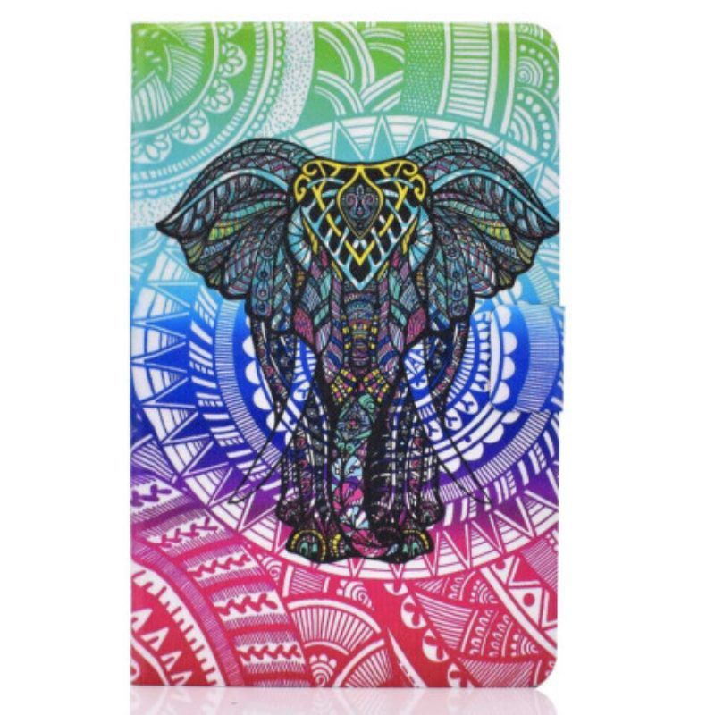 Lederhüllen Für iPad 10.9" (2022) Indischer Elefant