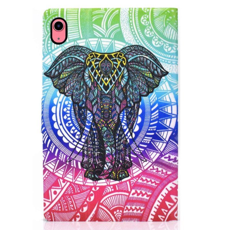Lederhüllen Für iPad 10.9" (2022) Indischer Elefant