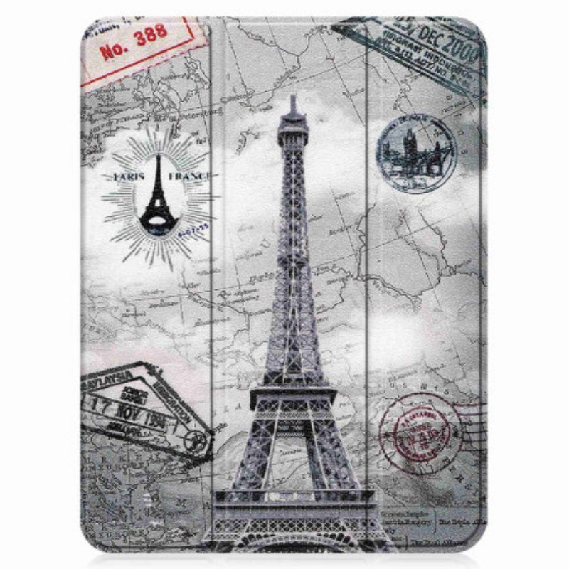 Schutzhülle Für iPad 10.9" (2022) Eiffelturm-stifthalter