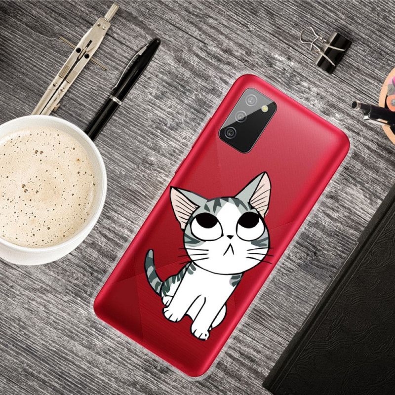 Hülle Samsung Galaxy A02S Charmante Katze