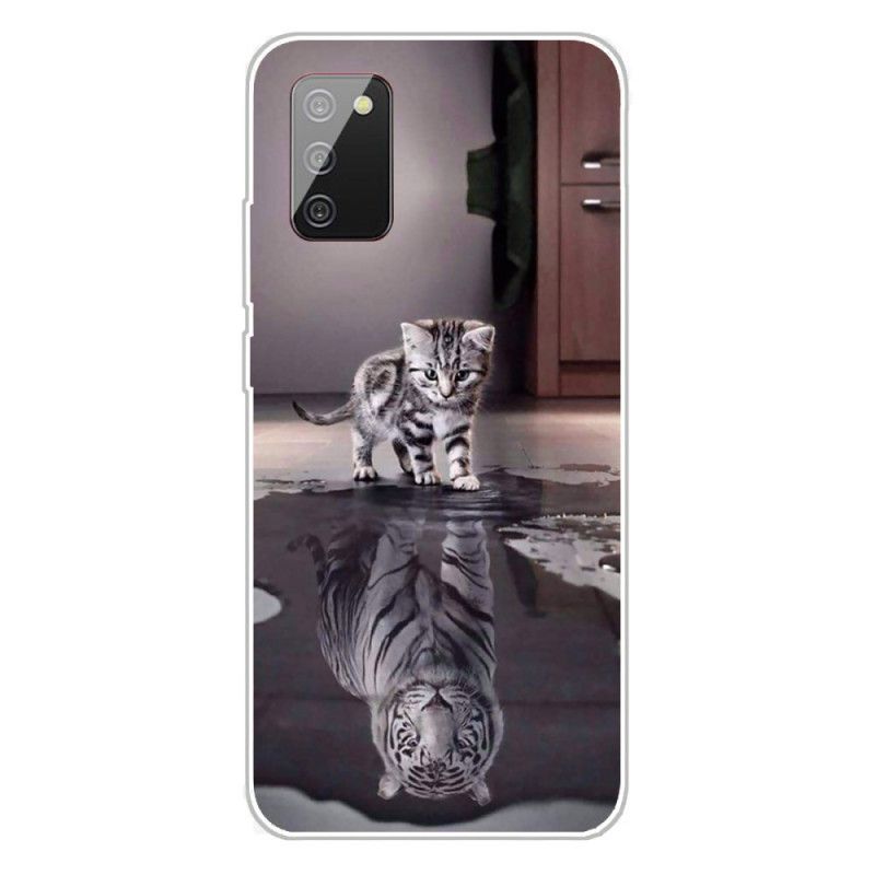 Hülle Samsung Galaxy A02S Ernest Der Tiger