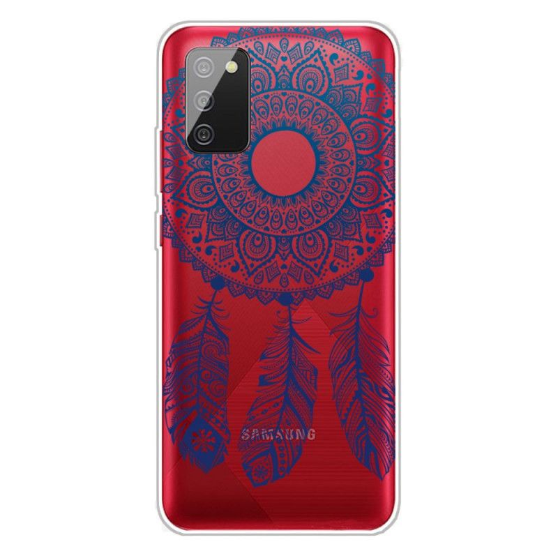 Hülle Samsung Galaxy A02S Handyhülle Einzigartiges Blumenmandala