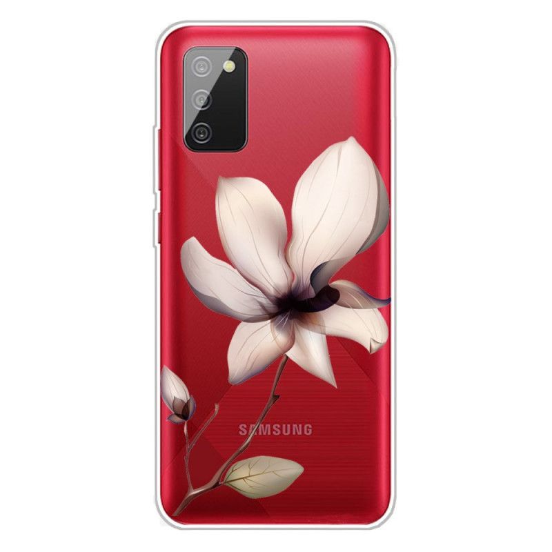 Hülle Samsung Galaxy A02S Premium Blumen