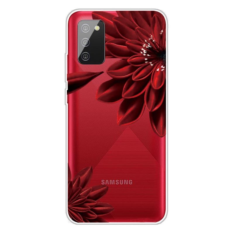 Hülle Samsung Galaxy A02S Wilde Blumen