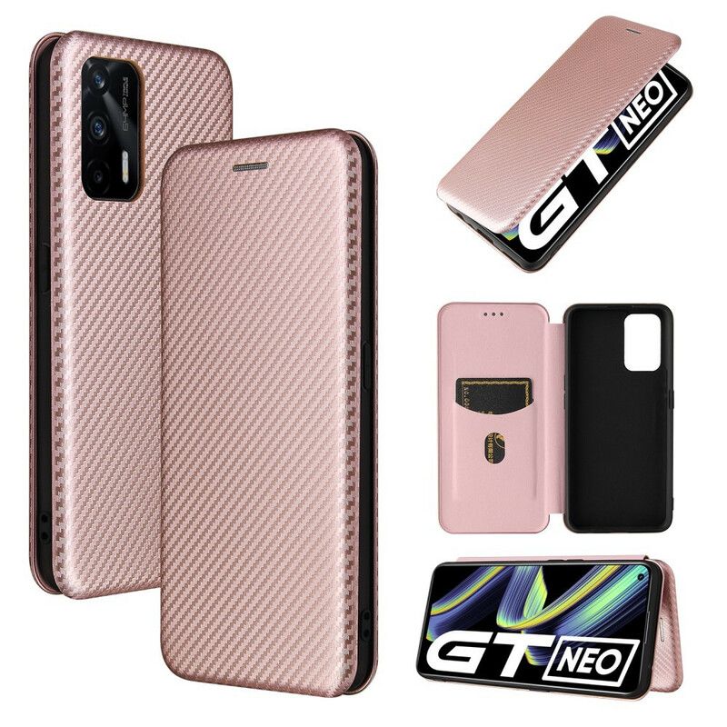 Flip Case Für Realme Gt 5g Silikonkohle