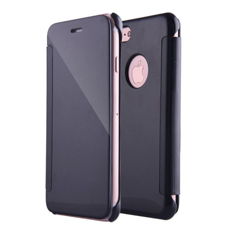 Flip Case iPhone 7 Plus / 8 Plus Silber Spiegel