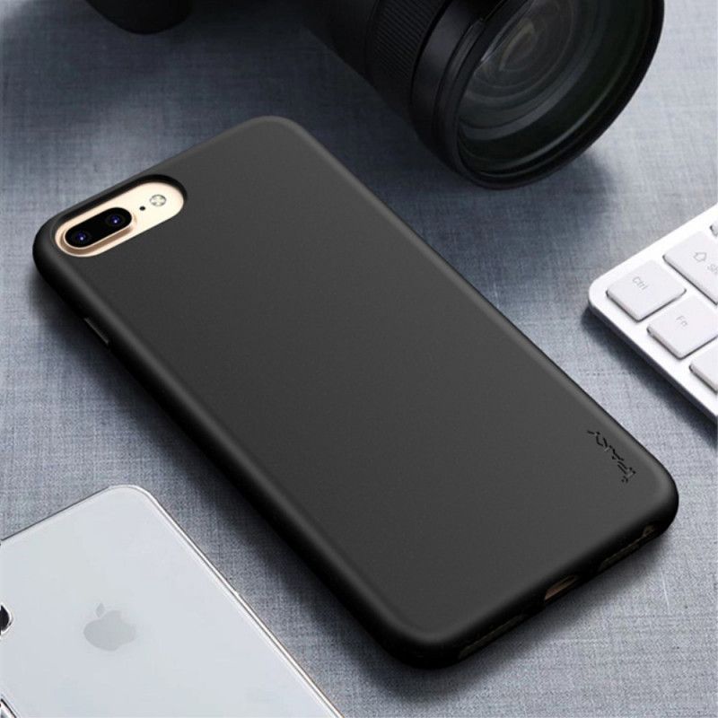 Hülle iPhone 7 Plus / 8 Plus Schwarz Ipaky Mate Premium