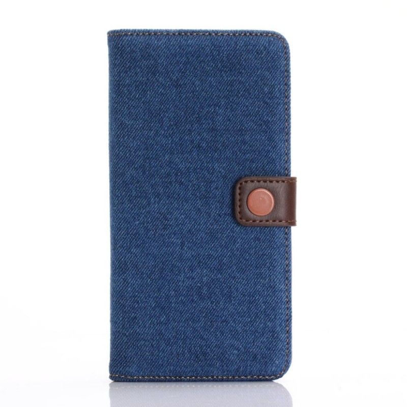 Lederhüllen Für iPhone 7 Plus / 8 Plus Marineblau Zweifarbige Jeans