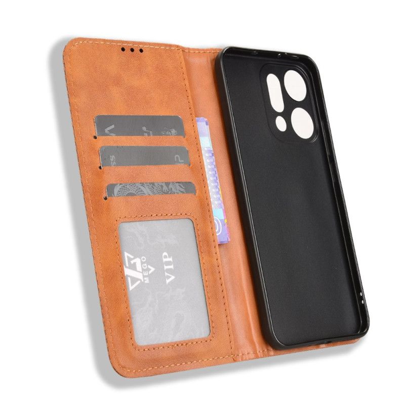 Flip Case Oppo Reno 14 Pro 5g Vintage-bordüre