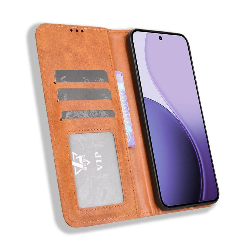 Flip Case Oppo Reno 14 Pro 5g Vintage-bordüre