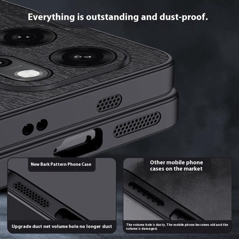 Hülle Oppo Reno 14 Pro 5g Handyhülle Holzstruktur