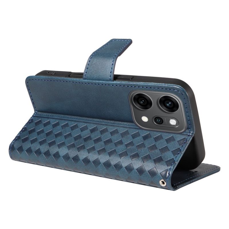 Lederhüllen Für Oppo Reno 14 Pro 5g Rautenmuster