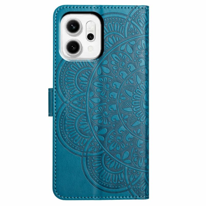 Lederhüllen Oppo Reno 14 Pro 5g Handyhülle Blumen-mandala
