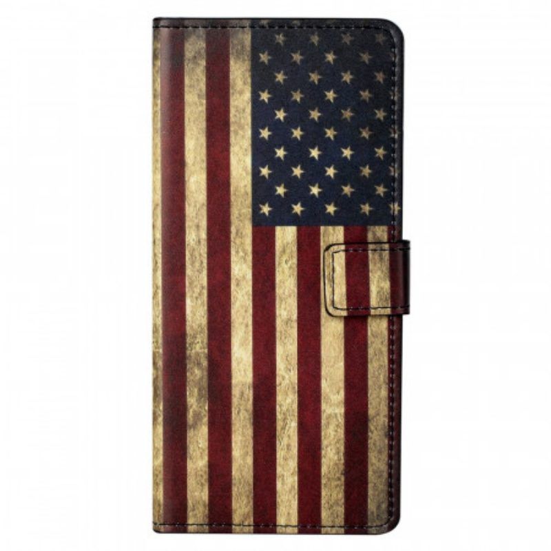 Flip Case Für OnePlus Nord CE 2 5G Amerikanische Flagge