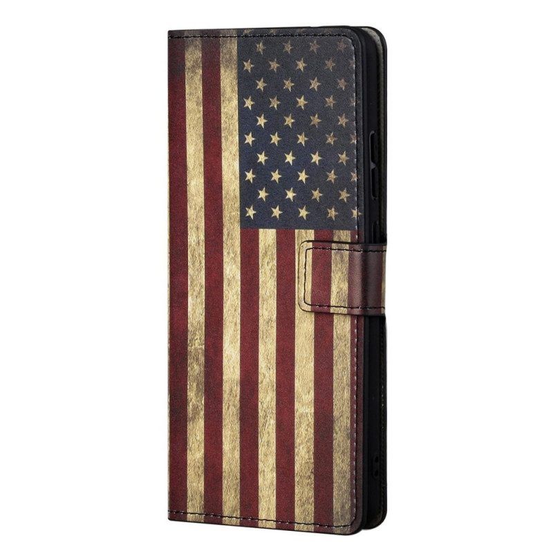 Flip Case Für OnePlus Nord CE 2 5G Amerikanische Flagge