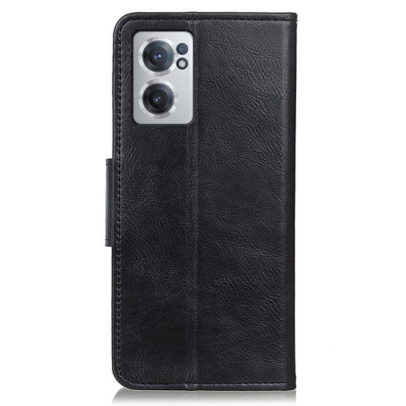 Flip Case Für OnePlus Nord CE 2 5G Kunstleder-chic