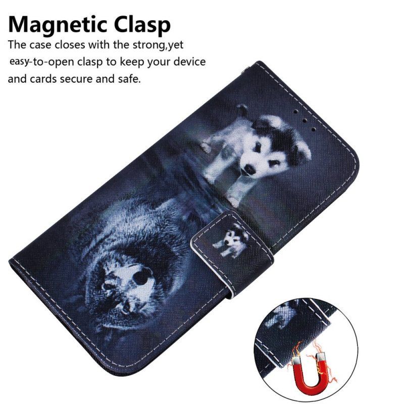 Flip Case Für OnePlus Nord CE 2 5G Zukünftiger Wolf