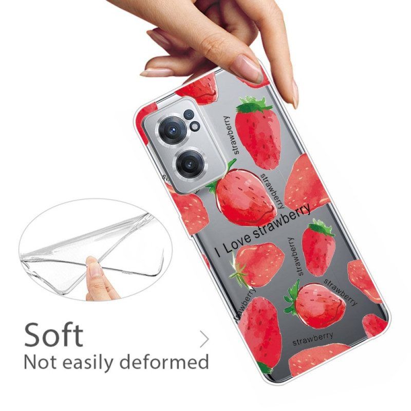 Hülle Für OnePlus Nord CE 2 5G Wilde Erdbeeren