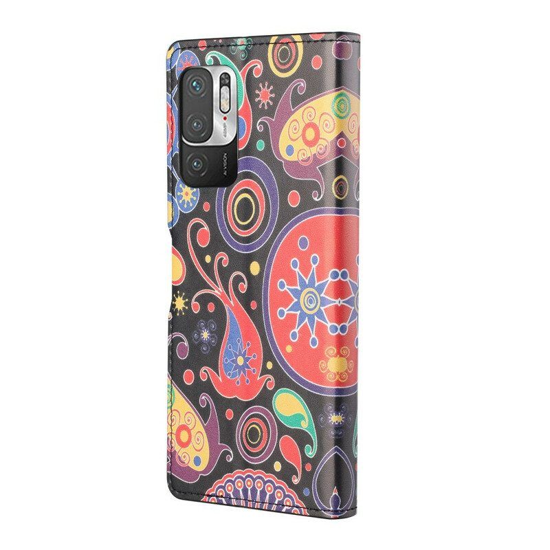 Flip Case Für Poco M3 Pro 5G Galaxy-design