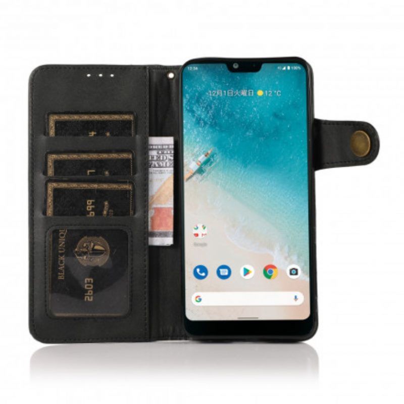 Flip Case Für Poco M3 Pro 5G Kunstleder Khazneh