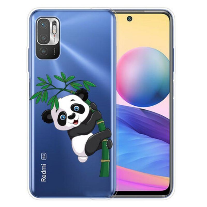 Hülle Für Poco M3 Pro 5G Panda Auf Bambus