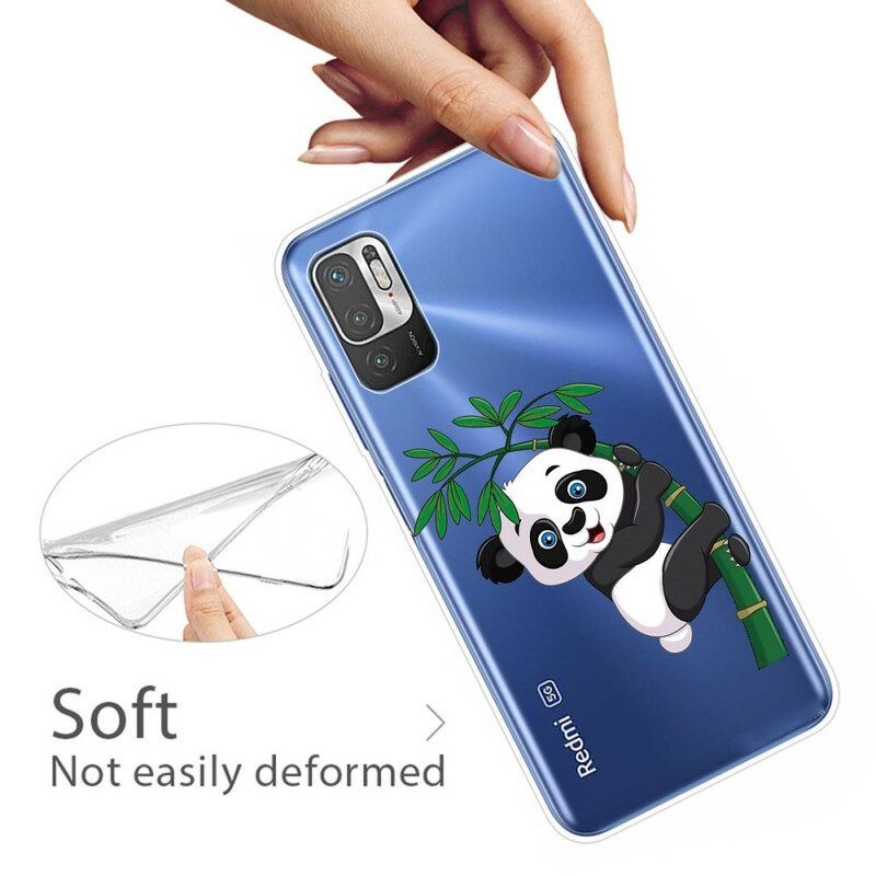 Hülle Für Poco M3 Pro 5G Panda Auf Bambus