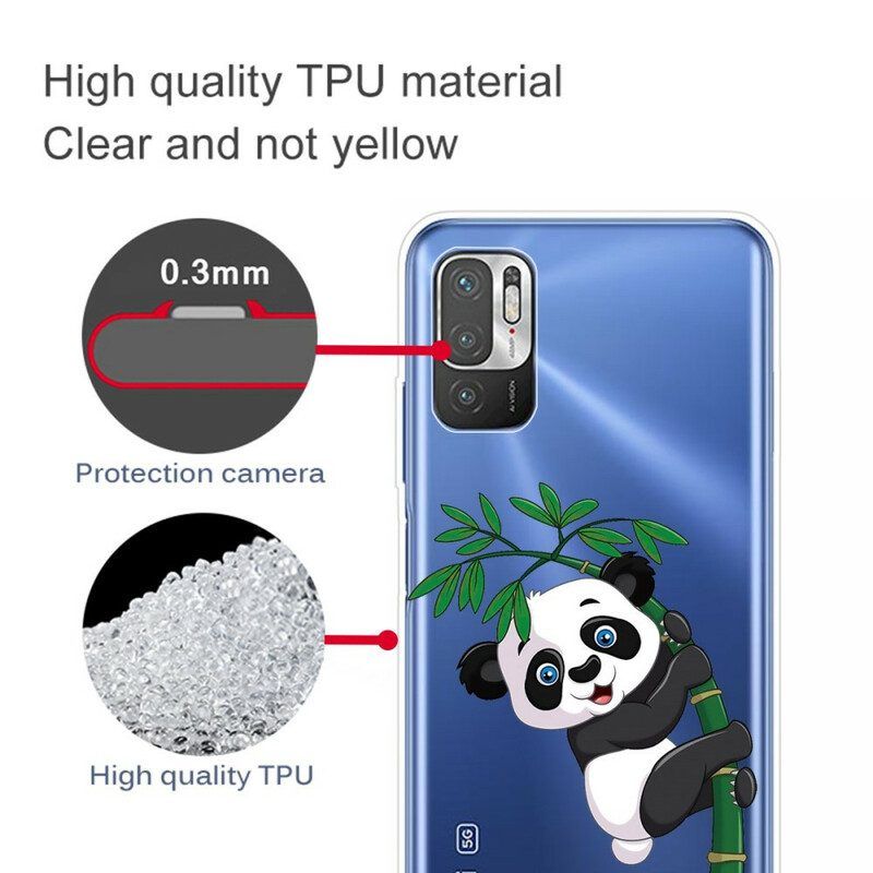 Hülle Für Poco M3 Pro 5G Panda Auf Bambus