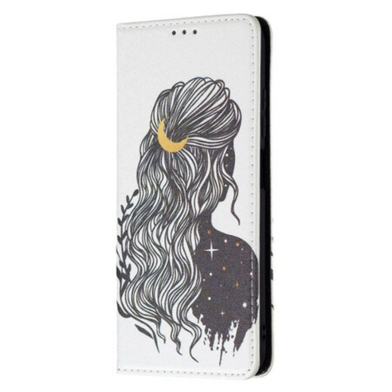 Schutzhülle Für Poco M3 Pro 5G Flip Case Schöne Haare