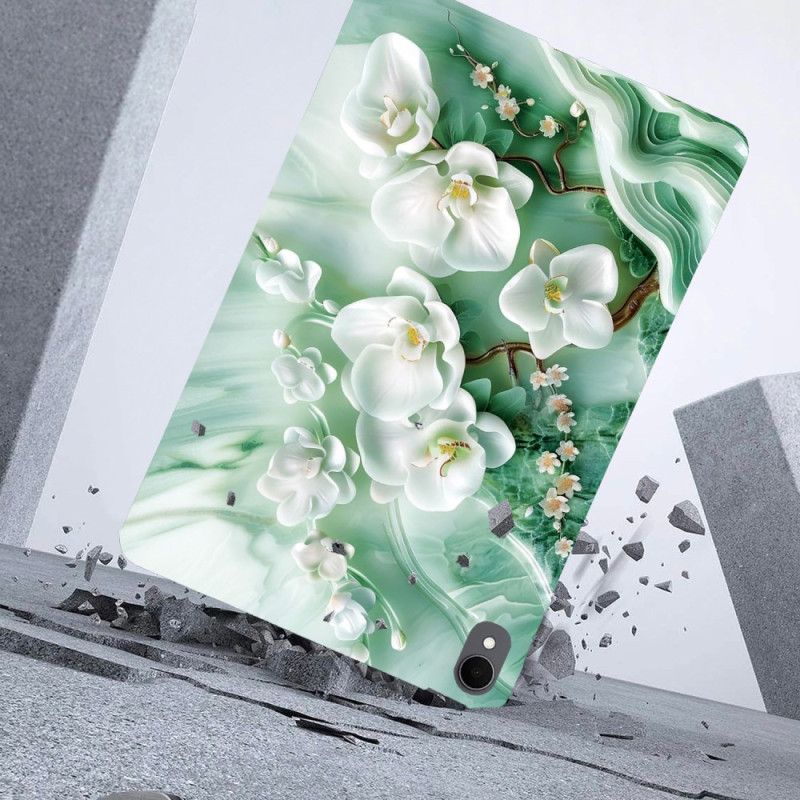 Hülle Samsung Galaxy Tab S11 Jadeblumen