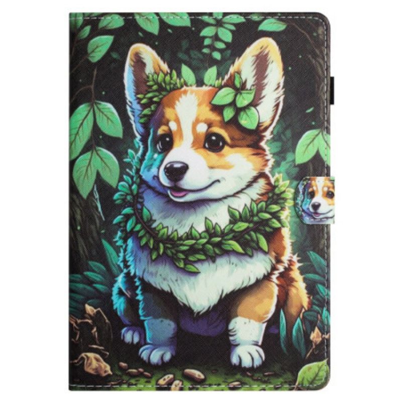 Lederhüllen Samsung Galaxy Tab S11 Corgi