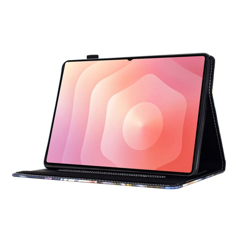 Lederhüllen Samsung Galaxy Tab S11 Handyhülle Bunter Marmor