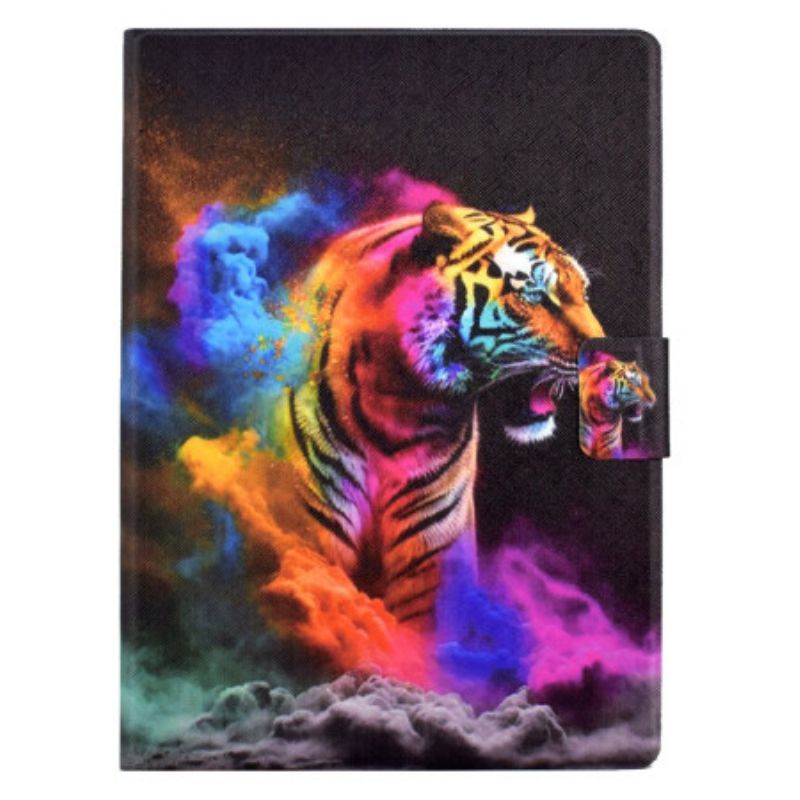 Lederhüllen Samsung Galaxy Tab S11 Handyhülle Bunter Tiger