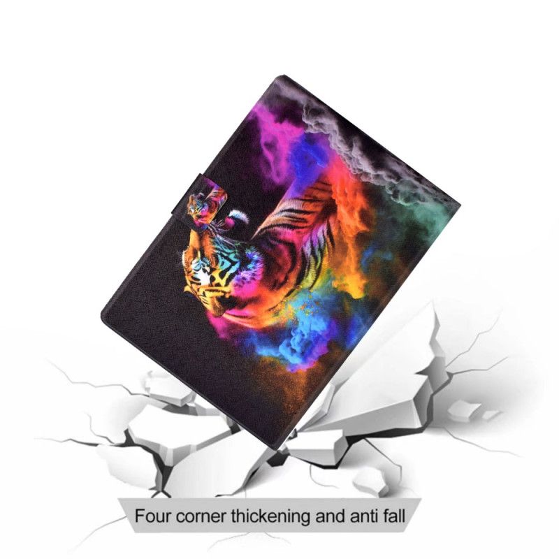 Lederhüllen Samsung Galaxy Tab S11 Handyhülle Bunter Tiger
