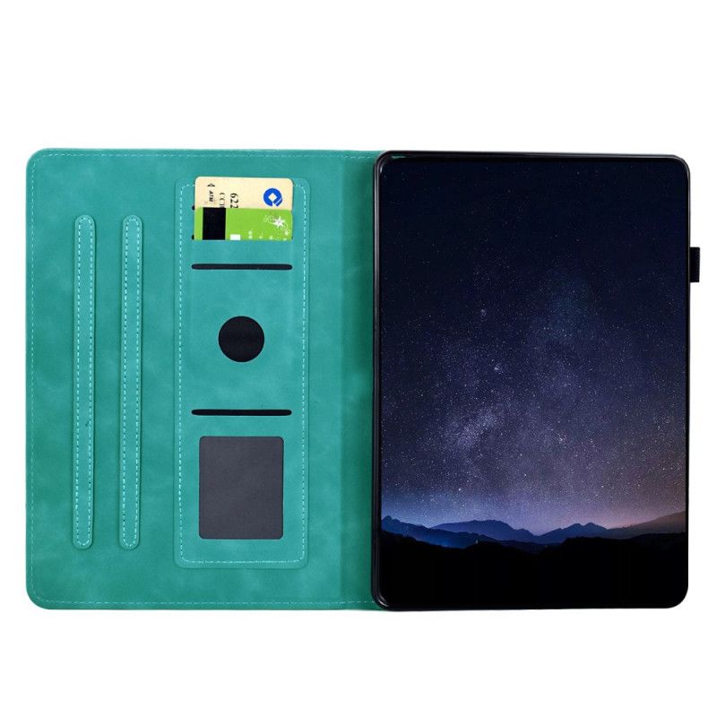 Lederhüllen Samsung Galaxy Tab S11 Handyhülle Mandala In Wildlederoptik