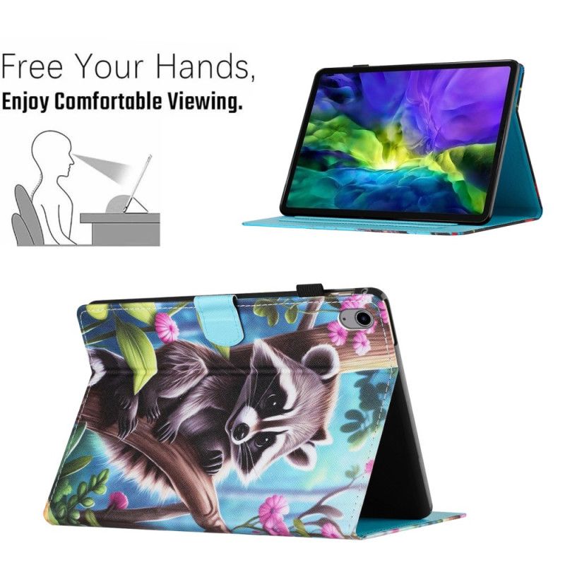 Lederhüllen Samsung Galaxy Tab S11 Waschbär