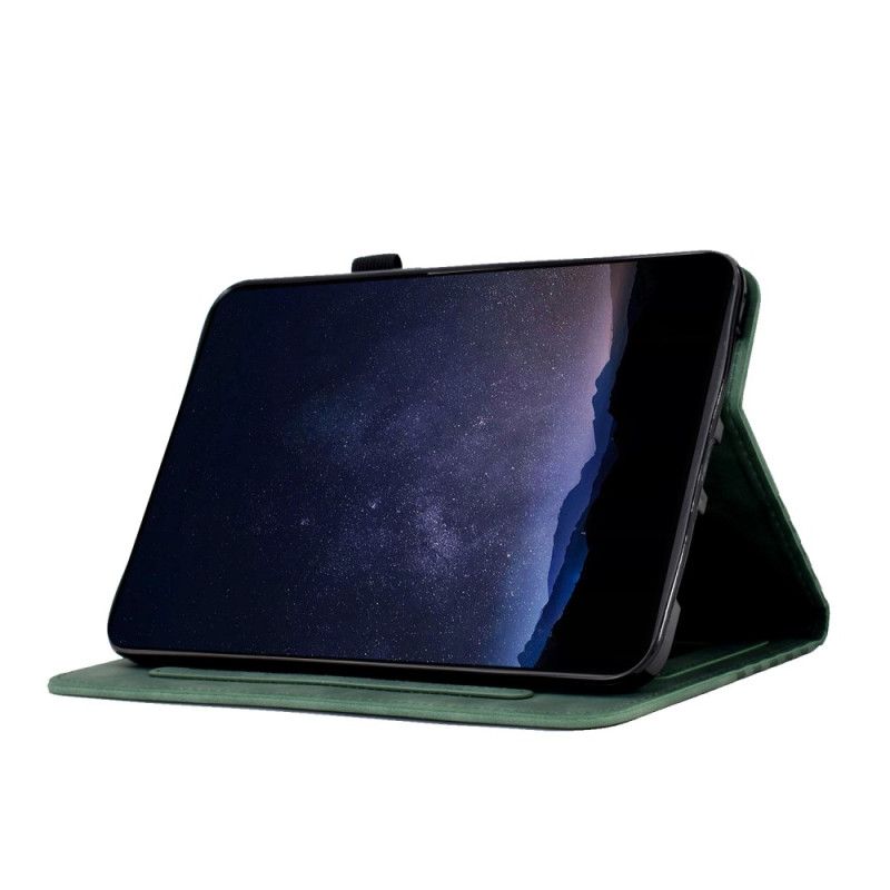 Lederhüllen Samsung Galaxy Tab S11 Wildleder-rahmeneffekt