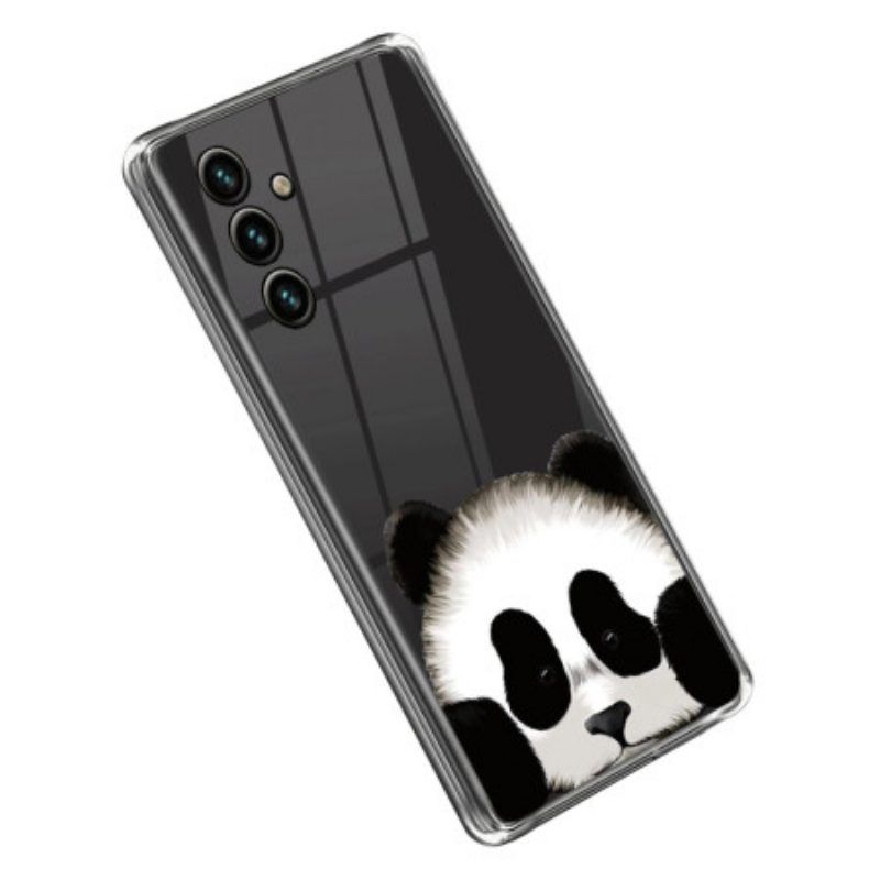Handyhülle Für Samsung Galaxy A14 / A14 5G Transparenter Pandakopf