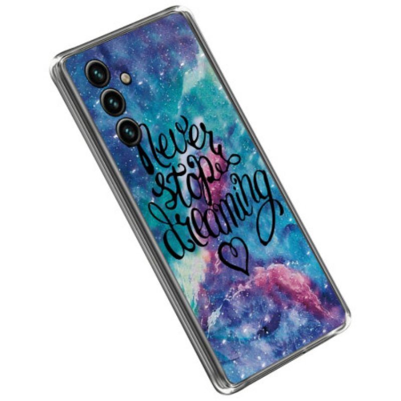 Hülle Für Samsung Galaxy A14 / A14 5G Nie Aufhören Zu Träumen